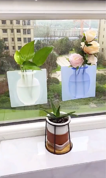 Stick On Flower Vase
